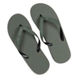 Slapi pentru barbati, Cauciuc, Kaki, cu Patch Brazil, 2 buc, CMCLASS