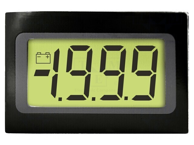 Voltmetru digital pentru montare pe panou LCD