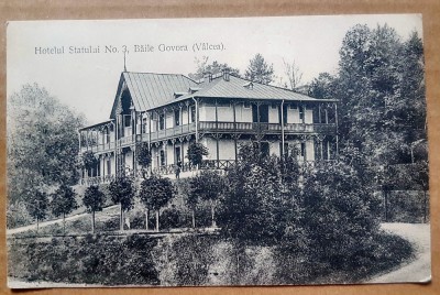 F614-I-Baile Govora cu Hotelul Statului Timbru Ferdinand cu stampila speciala. foto