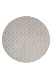 Cumpara ieftin Covor rotund Diamond Cut Gri 200x200 cm