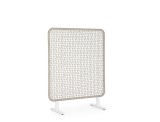 Cumpara ieftin Paravan decorativ otel alb franghie gri Babilo 120x50x150h