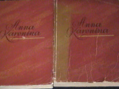 ANNA KARENINA2 VOL- L. TOLSTOI-VOL1=322 PG A 4- VOL2=298 PG -TRAD. V. TEODOREANU foto