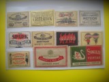 HOPCT LOT NR 48 ANGLIA -11 ETICHETE VECHI CHIBRITURI-FILUMENIE-OLANDA