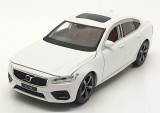 Macheta din metal Volvo S90 alb scara 1:32 cu lumina si sunet