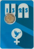 Malta 2 euro 2022 Rezolutia 1325, coincard - foarte rara