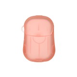 Mini cutie de sapun din hartie, flippy, de unica folosinta, portabila, potrivit pentru calatorii, 20 buc, portocaliu