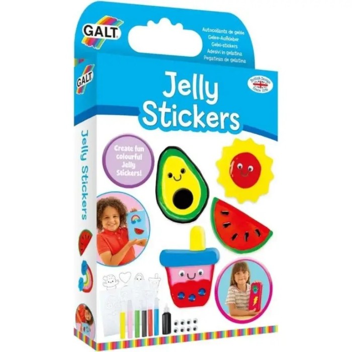 Set creativ - Abtibilduri gelatinoase PlayLearn Toys