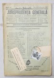 JURISPRUDENTA GENERALA , PUBLICATIUNE SAPTAMANALA DE JURISPRUDENTA REZUMATA ROMANA SI STREINA , NR. 8, 1937