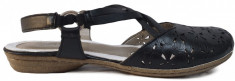 Pantofi dama casual din piele Rieker 53996 negru foto