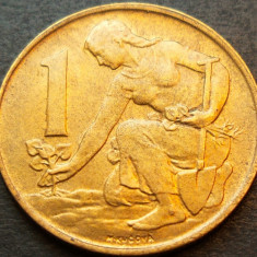 Moneda 1 COROANA - RS CEHOSLOVACIA, anul 1990 *cod 3184 = A.UNC