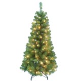 Brad artificial cu lumini, Alska, 120 cm