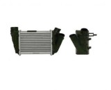 Intercooler Audi A4 (B6), 04.2001-05.2006, motor 2.5 TDI 114/120/132kw, diesel, cutie manuala, aluminiu brazat/plastic, 200x190x65 mm, J.Deus, interc