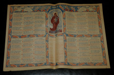 Calendar crestin ortodox 1963 foto