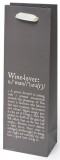 Punga de cadou - Bottle - Wine Lovers | Legami