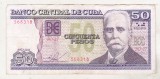 bnk bn Cuba 50 pesos 2016 circulata