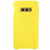 Cumpara ieftin Husa Cover Leather Samsung pentru Samsung Galaxy S10e Galben