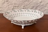FRUCTIERA DIN PORTELAN FIN- MARCAJ MOGA PORCELAIN MANUFACTURES- HAND MADE L20CM