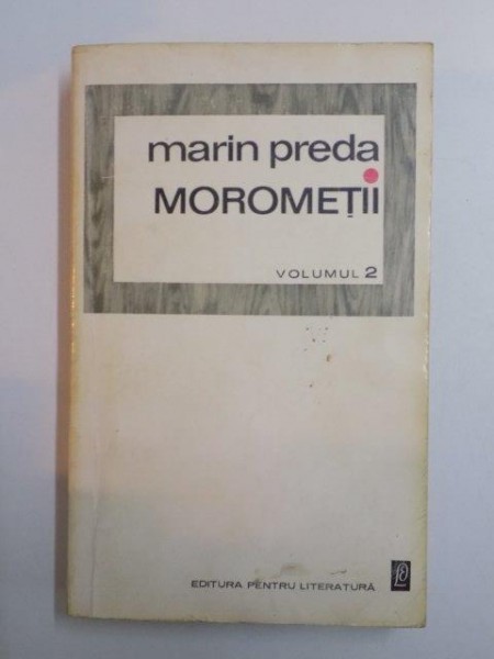 MOROMETII,VOL.2 de MARIN PREDA