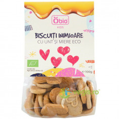 Biscuiti Inimioare cu Unt si Miere Ecologici/Bio 100g