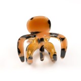 Cleste de par cu aspect lucios si model animal print