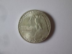 USA copie Half Dollar Stone Mountain Memorial 1925 moneda Cu-Ni argintata