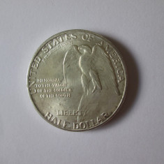 USA copie Half Dollar Stone Mountain Memorial 1925 moneda Cu-Ni argintata