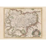 Harta Transilvania, cca. 1590, 50x70cm, reproducere