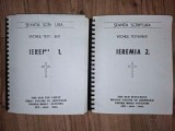 Sfanta scriptura Vechiu testament Ieremia 2 vol Transcriere in Braille
