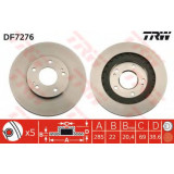 Disc frana MITSUBISHI PAJERO PININ (H6_W, H7_W) (1999 - 2007) TRW DF7276