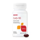 Gnc, Coq-10 200 Mg, Coenzima Q-10 Naturala 200 Mg, 30 Capsule Gelatinoase
