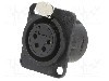 Conector, Neutrik, NC4FD-L-B-1