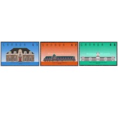 Canada 1988 - arhitectura, serie neuzata