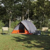 vidaXL Cort Gri și portocaliu 275 x 230 x 140 cm