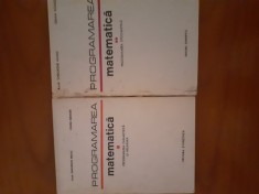 Programarea matematica-2 volume-Academician Gheorghe Mihoc