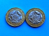 Lot- 1000- Lire 1997( Eroare Harta ) -1000 Lire 1998-Italia-