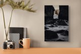 Tablou Canvas Peisaj Ocean St&acirc;ncile Dramatic Natură Orizont, 26 x 39 cm, CMCLASS