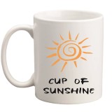 Cana alba personalizata, Cup of Sunshine, INOVATIX&reg;. 330ml