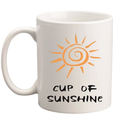 Cana alba personalizata, Cup of Sunshine, INOVATIX&amp;reg;. 330ml foto