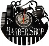 Ceas De Perete Frizerie Disc Vinil Model Barber Shop