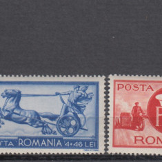 ROMANIA 1944 LP 158 ASISTENTA P.T.T. SERIE MNH