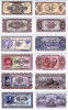 Lot 6 Reproduceri Bancnote Romania 1952, Emisiunea Albastra - Replică Numismatică Colectie