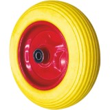 Roata din poliuretan cu butuc pentru roaba, fara camera, 4.80 / 4.00 - 8