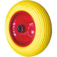 Roata din poliuretan cu butuc pentru roaba, fara camera, 4.80 / 4.00 - 8