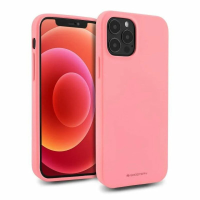 Husa Cover Mercury Silicon Jellysoft pentru iPhone 13/14 Roz foto