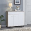 Comoda Bobeck 72x80x28cm stejar/alb [en.casa] HausGarden Leisure, [en.casa]