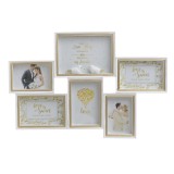 Cumpara ieftin Colaj foto 6 sectiuni Love Story 50 cm, Inart