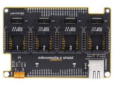 Expander Placă Prototip Mikromedia 4 Capacitive Shield foto