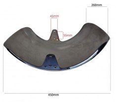 Aripă Față Scuter Electric City Coco &ndash; Apărătoare Roată Față, Compatibilă Modele Harley / E-Chopper, Montaj Rapid, Material Rezistent