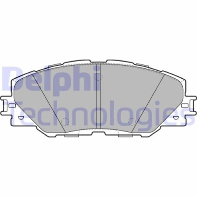 Delphi set placute frana, frana disc foto