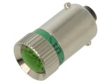 Lampă LED Verde BA9S T10 24V CML Innovative Technologies 18271351 -20&divide;60&deg;C Plastic